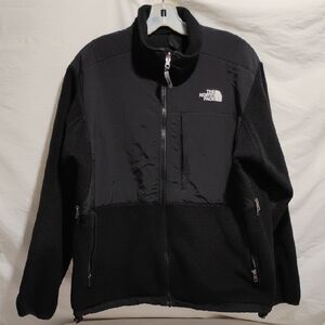 (BX47) SALE! The North Face Womens Retro Black Denali Jacket Sz.L Gently Worn